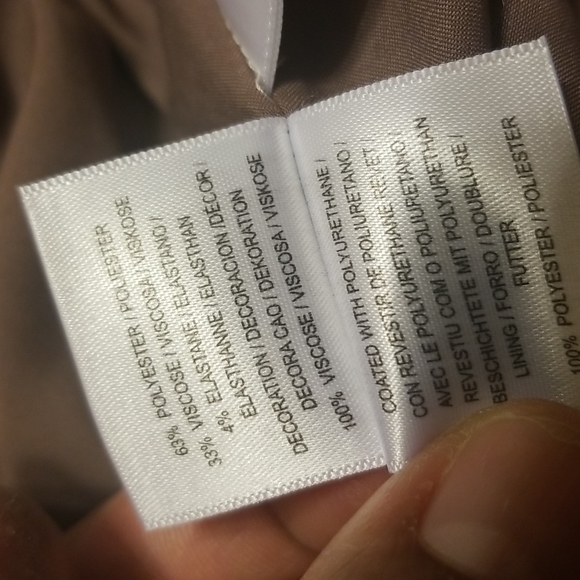 Mocha and Brown Anne Klein Sleeveless Dress - Picture 9 of 9